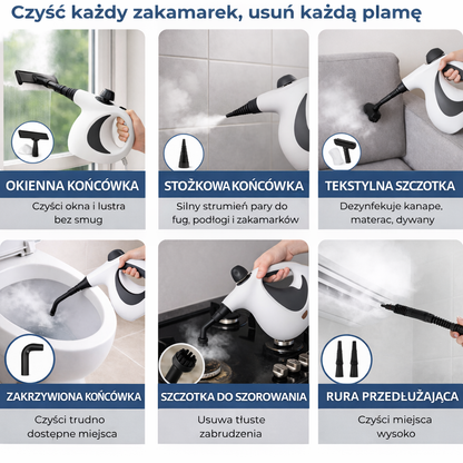 ✨ Myjka parowa – pożegnaj toksyczną chemię raz na zawsze