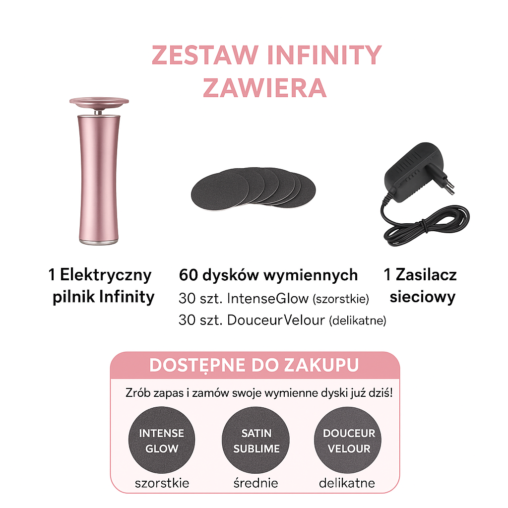 ✨ Infinity™ – zestaw do pielęgnacji stóp